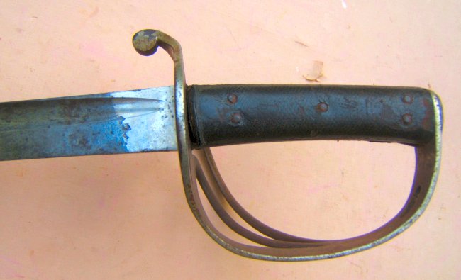 A VERY GOOD UNTOUCHED AMERICAN CIVIL WAR PERIOD P. 1853 CONFEDERATE CAVALRY SABER, BY 