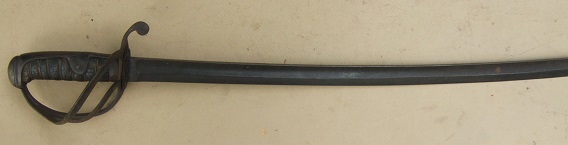 A VERY GOOD AMERICAN CIVIL WAR PERIOD MID-19th CENTURY CONTINENTAL (FRENCH?) CAVALRY SWORD/SABER, ca. 1850 view 1